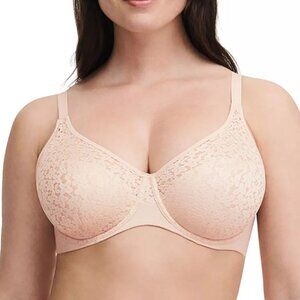 Chantelle Norah Comfort Underwire Bra 34H High Support Nude
